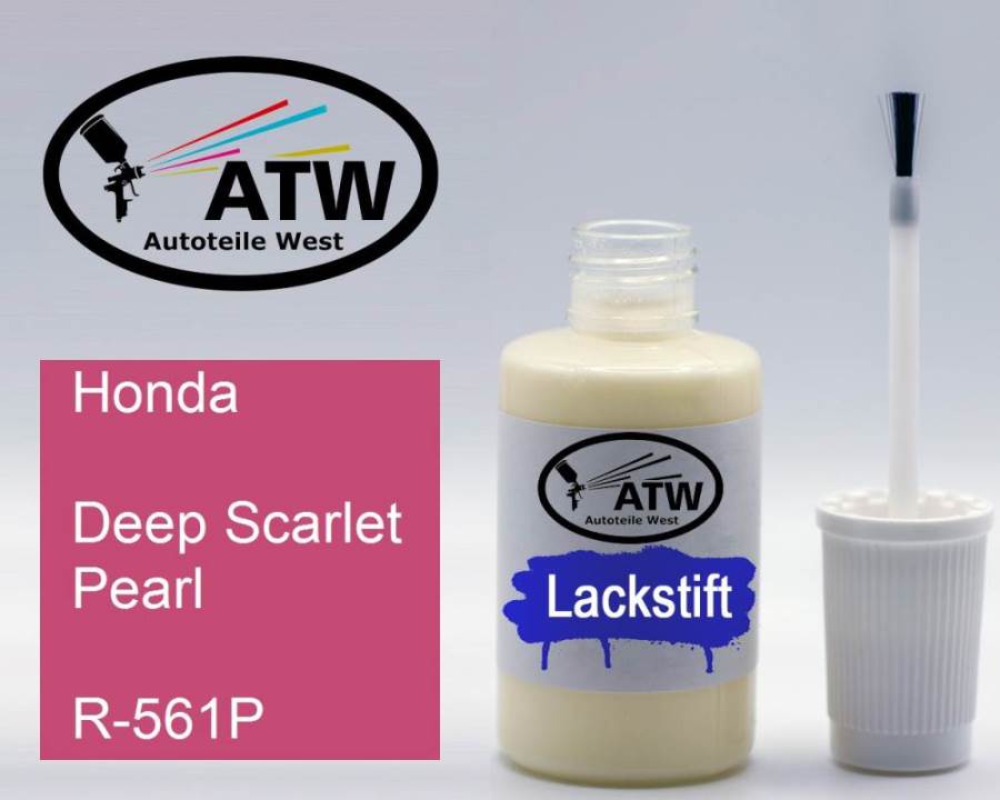 Honda, Deep Scarlet Pearl, R-561P: 20ml Lackstift, von ATW Autoteile West.